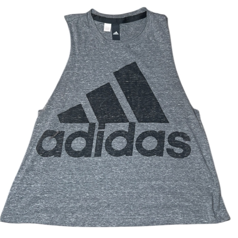 Adidas Heather Gray Tank Top